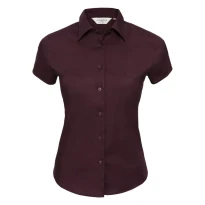 Stretch de manga corta Mujer Russell camisa de trabajo - JE947F