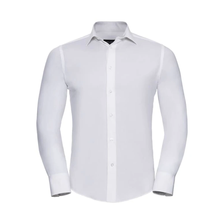 Stretch de manga larga Russell camisa de trabajo - JE946M