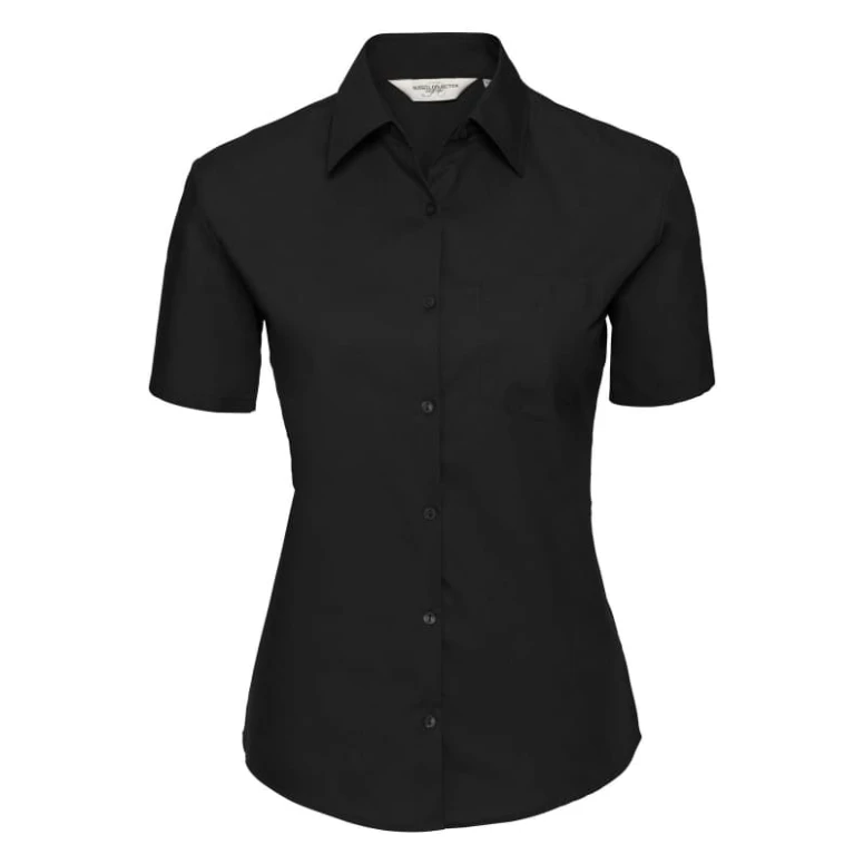 Camisa de trabajo de manga corta Mujer 100% Algodón Russell - JE937F