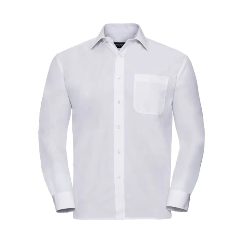 Camisa de trabajo en policotón de manga larga Russell - JE934M