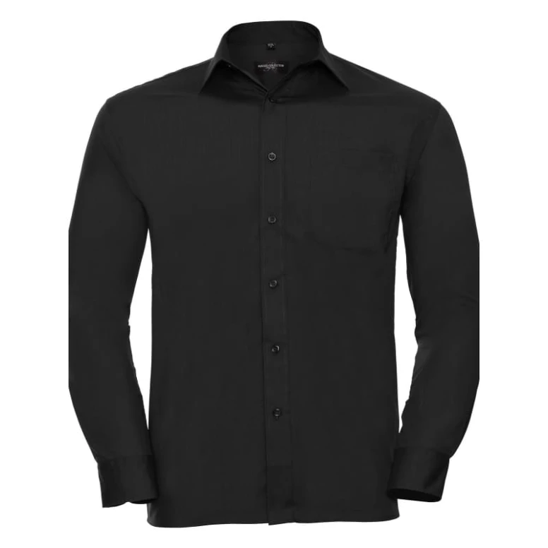 Camisa de trabajo en policotón de manga larga Russell - JE934M