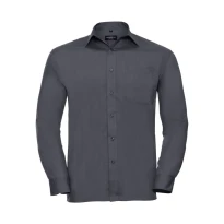 Camisa de trabajo en policotón de manga larga Russell - JE934M