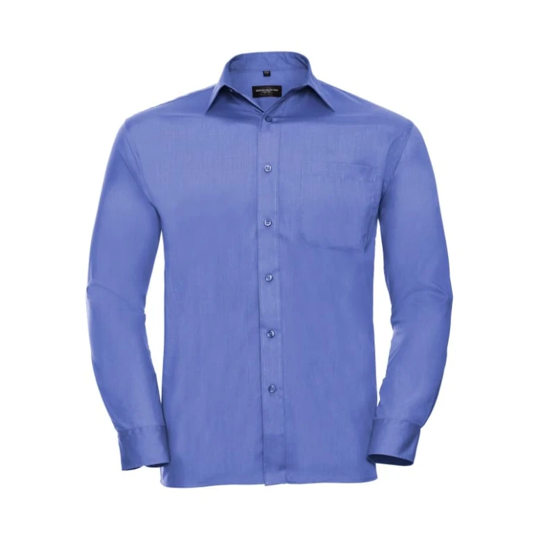Camisa de trabajo en policotón de manga larga Russell - JE934M