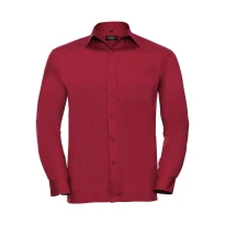 Camisa de trabajo en policotón de manga larga Russell - JE934M