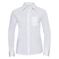 Camisa de trabajo en policotón de manga larga Mujer Russell - JE934F