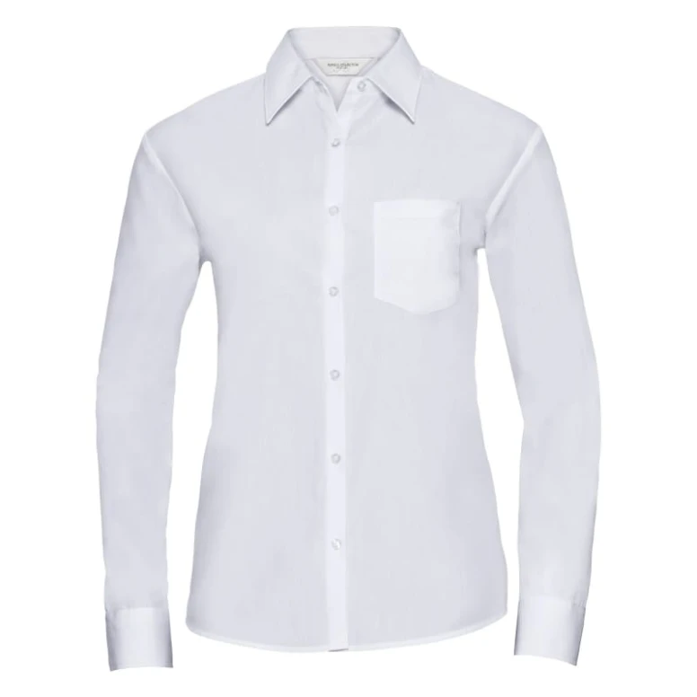 Camisa de trabajo en policotón de manga larga Mujer Russell - JE934F