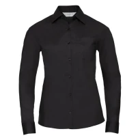 Camisa de trabajo en policotón de manga larga Mujer Russell - JE934F 2