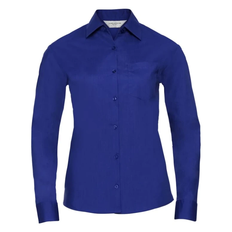 Camisa de trabajo en policotón de manga larga Mujer Russell - JE934F
