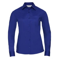 Camisa de trabajo en policotón de manga larga Mujer Russell - JE934F