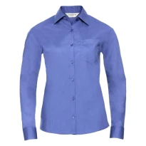 Camisa de trabajo en policotón de manga larga Mujer Russell - JE934F