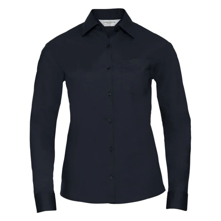 Camisa de trabajo en policotón de manga larga Mujer Russell - JE934F