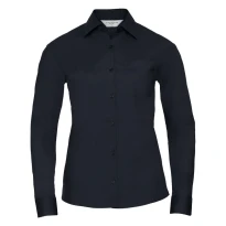 Camisa de trabajo en policotón de manga larga Mujer Russell - JE934F