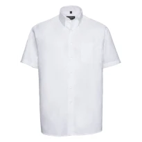 Camisa de trabajo Oxford Easy Care de manga corta Russell - JE933M