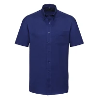 Camisa de trabajo Oxford Easy Care de manga corta Russell - JE933M