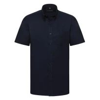 Camisa de trabajo Oxford Easy Care de manga corta Russell - JE933M