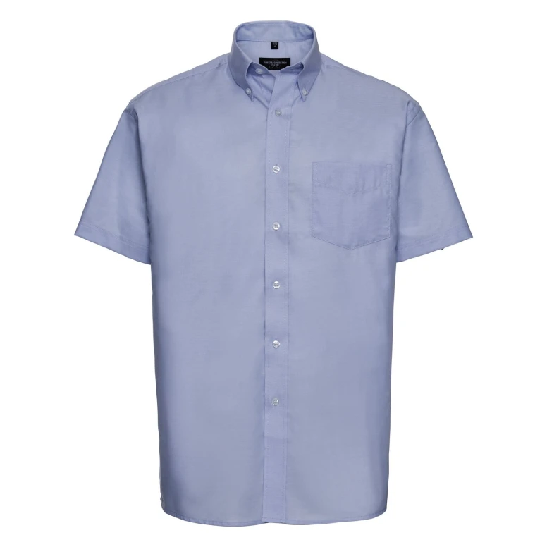 Camisa de trabajo Oxford Easy Care de manga corta Russell - JE933M