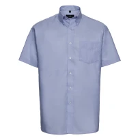 Camisa de trabajo Oxford Easy Care de manga corta Russell - JE933M