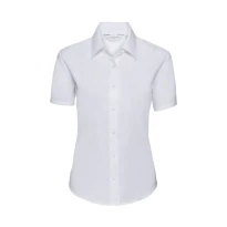 Camisa de trabajo Oxford Easy Care de manga corta Mujer Russell - JE933F