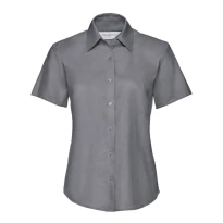 Camisa de trabajo Oxford Easy Care de manga corta Mujer Russell - JE933F