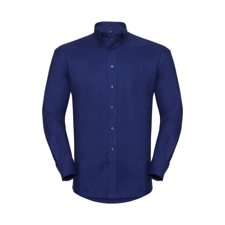 Camisa de trabajo Oxford Easy Care de manga larga Russell - JE932M
