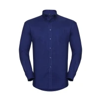 Camisa de trabajo Oxford Easy Care de manga larga Russell - JE932M