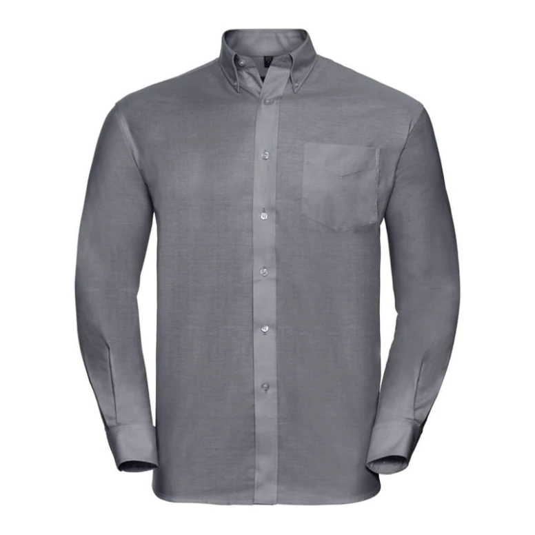 Camisa de trabajo Oxford Easy Care de manga larga Russell - JE932M