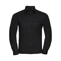 Camisa de trabajo de manga larga Enrollada Russell - JE918M