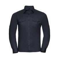 Camisa de trabajo de manga larga Enrollada Russell - JE918M