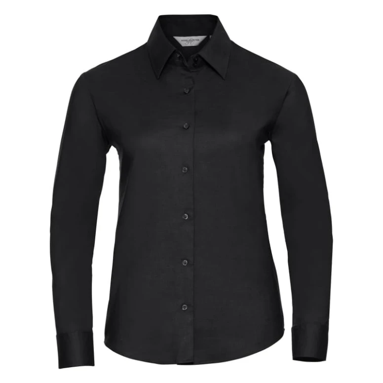 Camisa de trabajo Easy Care Oxford de manga larga Mujer Russell - JE932F