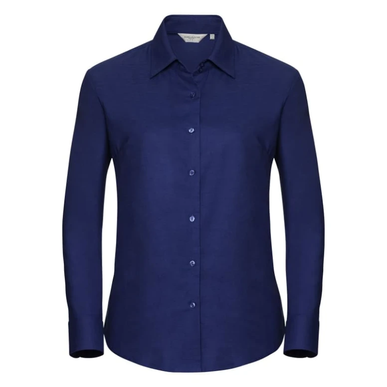 Camisa de trabajo Easy Care Oxford de manga larga Mujer Russell - JE932F