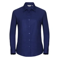 Camisa de trabajo Easy Care Oxford de manga larga Mujer Russell - JE932F