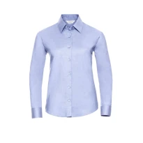Camisa de trabajo Easy Care Oxford de manga larga Mujer Russell - JE932F