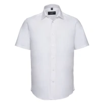 Stretch de manga corta camisa de trabajo Russell - JE947M