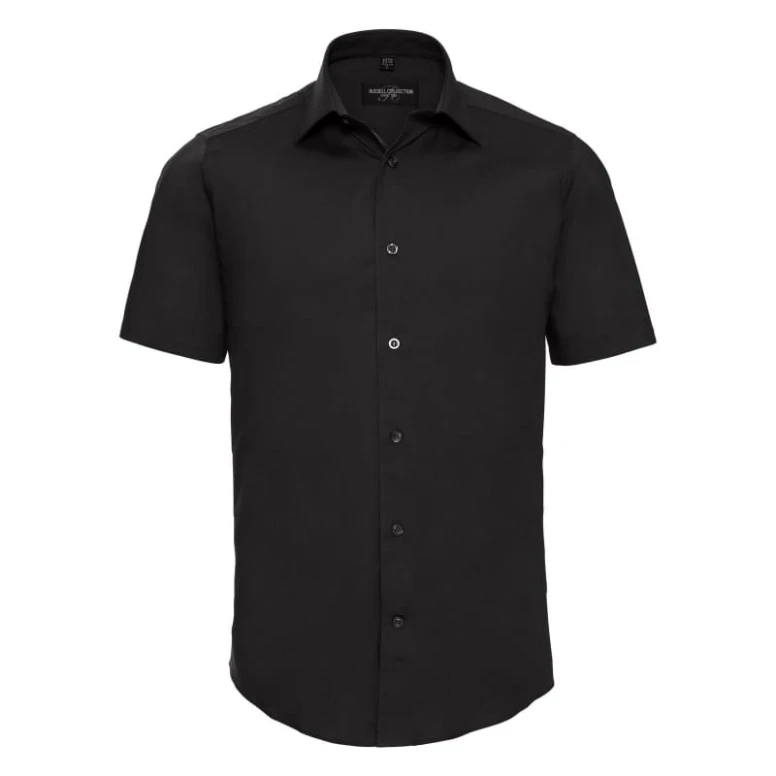 Stretch de manga corta camisa de trabajo Russell - JE947M