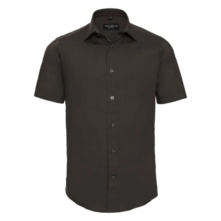 Stretch de manga corta camisa de trabajo Russell - JE947M