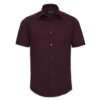 Stretch de manga corta camisa de trabajo Russell - JE947M