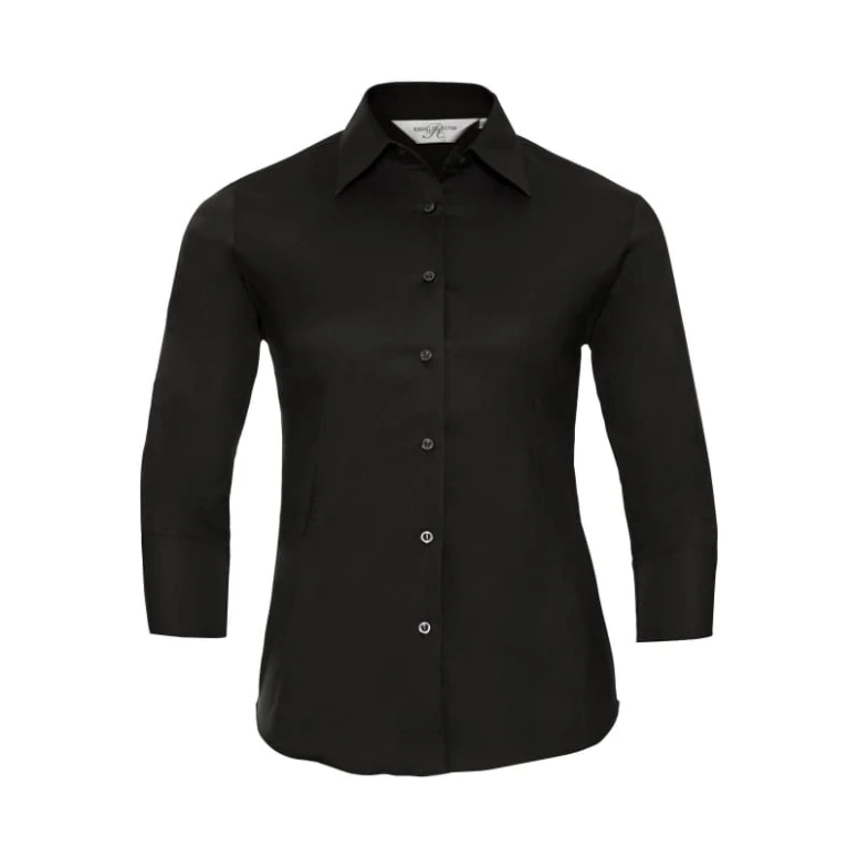 Camisa de trabajo con mangas 3/4 Easy Care Mujer Russell - JE946F