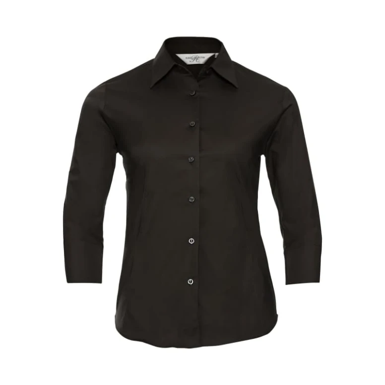 Camisa de trabajo con mangas 3/4 Easy Care Mujer Russell - JE946F