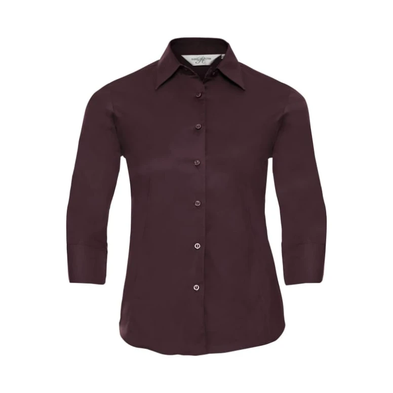 Camisa de trabajo con mangas 3/4 Easy Care Mujer Russell - JE946F