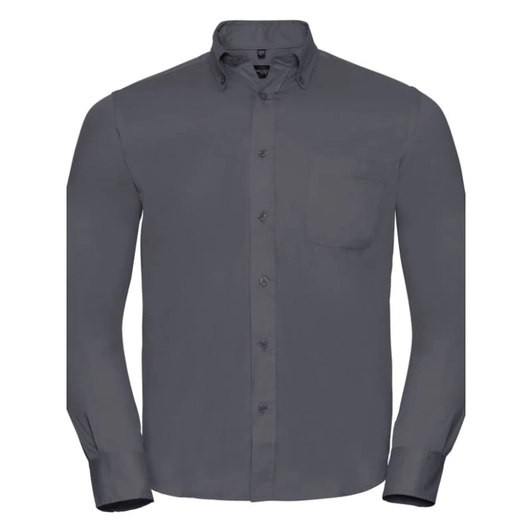 Camisa de trabajo Clásica de manga larga en Twill Russell - JE916M