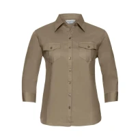 Camisa de trabajo mangas 3/4 Mujer Russell - JE918F