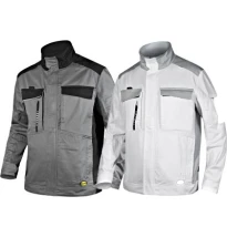 Liquidación total - Chaqueta de trabajo Multipockets Diadora de Twill WW Jacket Easywork Light 702.175344 color gris Talla 4XL