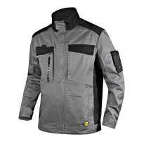 Liquidación total - Chaqueta de trabajo Multibolsillos Diadora de Twill WW Easywork Light 702.175344 Color Gris Talla 4XL