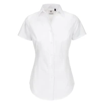 Camisa de trabajo Black Tie SSL de manga corta Mujer B&C Collection - BCSWP24
