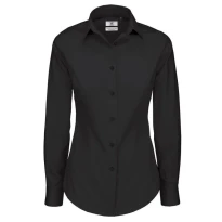 Camisa de trabajo Black Tie LSL Stretch Mujer B&C Collection - BCSWP23