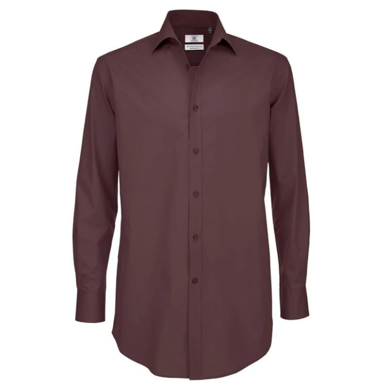 Camisa de trabajo Black Tie LSL de manga larga B&C Collection - BCSMP21
