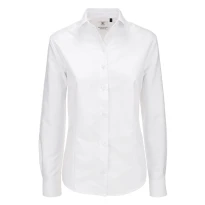 Camisa de trabajo Oxford de manga larga Mujer B&C Collection - BCSWO03