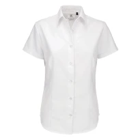 Camisa de trabajo Oxford de manga corta Mujer B&C Collection - BCSWO04