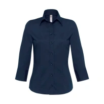 Camisa de trabajo Milano elástica Mujer B&C Collection - BCSW520