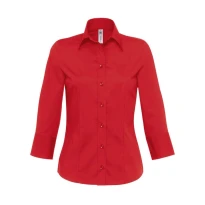Camisa de trabajo Milano elástica Mujer B&C Collection - BCSW520